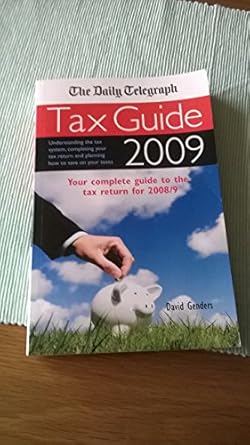 daily telegraph tax guide 2009 1st edition david genders 1849010765, 978-1849010764