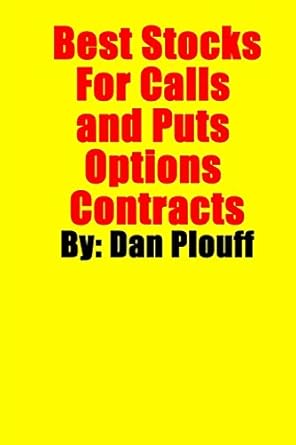best stocks for calls and puts options contracts 1st edition dan plouff 1532730837, 978-1532730832