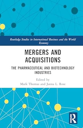 mergers and acquisitions 1st edition mark thomas ,janna l rose 1032157070, 978-1032157078