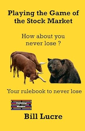 playing the game of the stock market your rulebook to never lose 1st edition bill lucre 9363569179,
