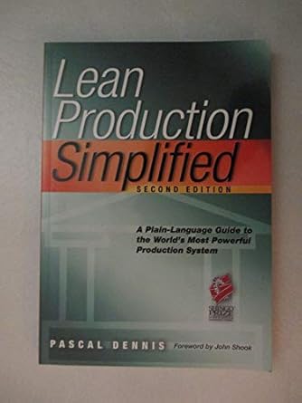 lean production simplified 1st edition pascal dennis 156327356x, 978-1563273568