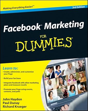 facebook marketing for dummies 1st edition john haydon ,paul dunay ,richard krueger 1118107403, 978-1118107409