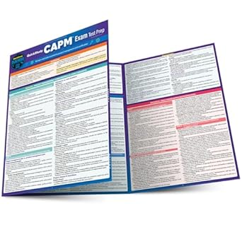 quickstudy capm exam test prep laminated reference guide 1st edition aileen ellis pgmp 1423250893,