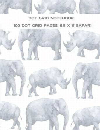 Dot Grid Notebook 100 Dot Grid Pages 8 5 X 11 Safari