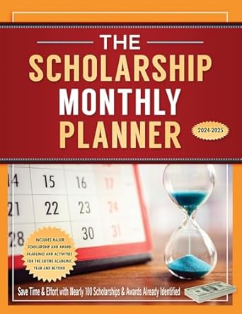 The Scholarship Monthly Planner 2024 2025