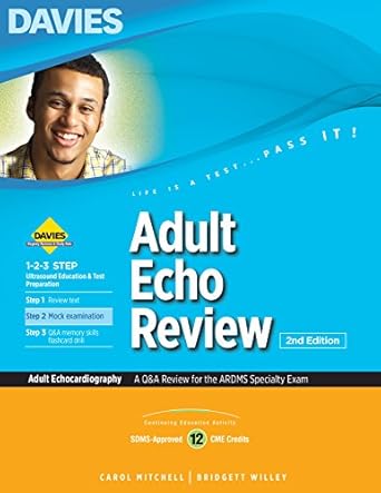 adult echo review a qanda review for the ardms specialty exam 1st edition carol mitchell 0941022811,