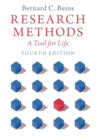 research methods 1st edition bernard c beins 110845674x, 978-1108456746