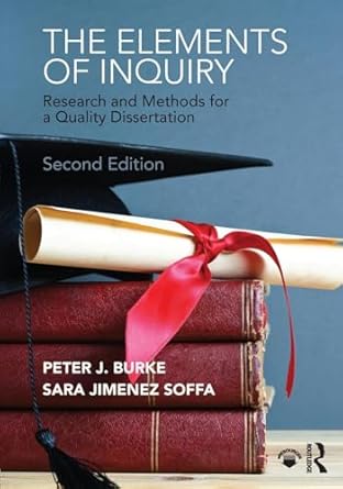 the elements of inquiry 1st edition peter j burke ,sara jimenez soffa 0815362889, 978-0815362883