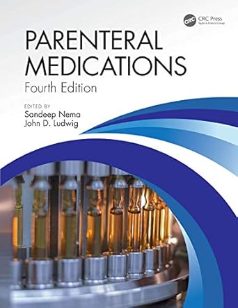 parenteral medications 1st edition sandeep nema ,john d ludwig 1498719147, 978-1498719148
