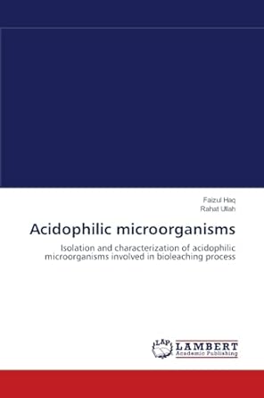 acidophilic microorganisms isolation and characterization of acidophilic microorganisms involved in