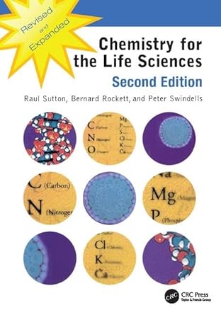 chemistry for the life sciences 1st edition raul sutton 1138406899, 978-1138406896
