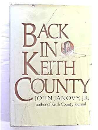 back in keith county 1st edition john janovy 0312064837, 978-0312064839