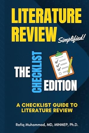 literature review simplified the   a  guide to literature review 1st edition rafiq muhammad 919890079x,