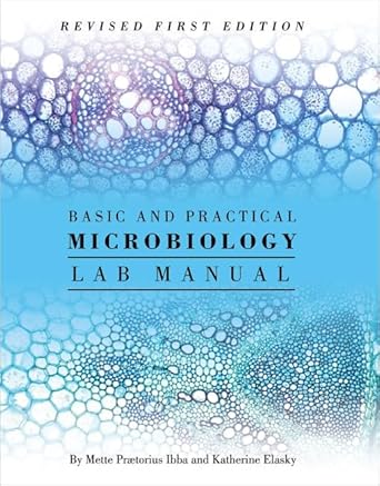 basic and practical microbiology lab manual 1st edition mette praetorius ibba 1516544463, 978-1516544462