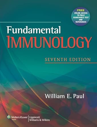 fundamental immunology 1st edition william e paul 1451117833, 978-1451117837