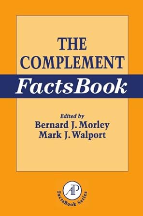the complement factsbook 1st edition scott r barnum 0127333606, 978-0127333601