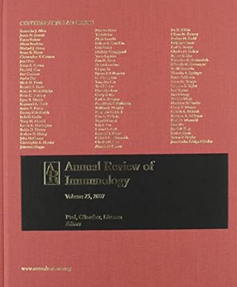 annual review of immunology 2007 1st edition william e paul ,c garrison fathman ,laurie h glimcher ,mark s