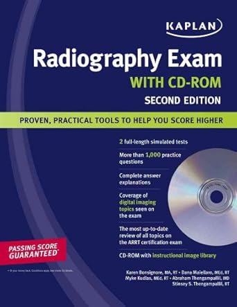 kaplan radiography exam with cd rom 1st edition kaplan ,karen bonsignore ,dana maiellaro ,stinsey s