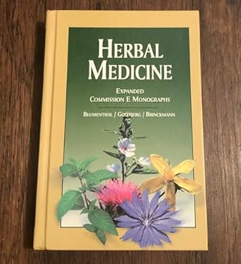 herbal medicine expanded commission e monographs 1st edition mark blumenthal 0967077214, 978-0967077215