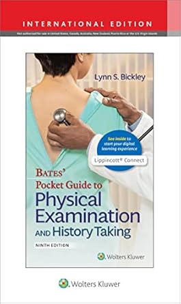 bates pocket guide to physical examination and history taking 1st edition bickley ,lynn s ,szilagyi ,peter g