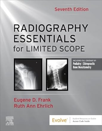 radiography essentials for limited scope 1st edition eugene d frank ma fasrt faeirs rt ,ruth ann ehrlich rt