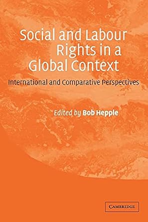 social and labour rights in a global context international and comparative perspectives 1st edition bob