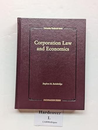 corporation law and economics 1st edition stephen m bainbridge 1587781395, 978-1587781391