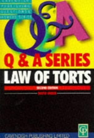 torts qanda 1st edition green 1859412661, 978-1859412664