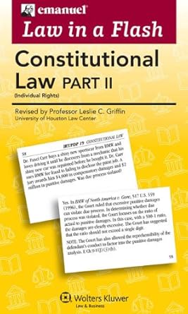 constitutional law individual rights 1st edition leslie c griffin 0735598037, 978-0735598034