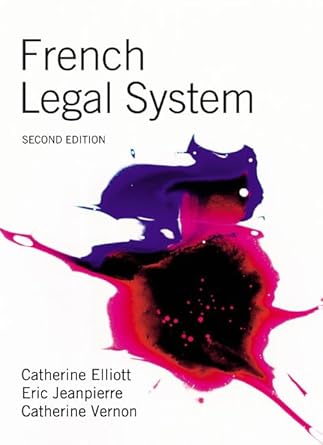french legal system 1st edition catherine elliott ,catherine vernon ,eric jeanpierre 1405811617,