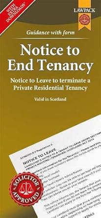 notice to end tenancy how to use a notice to leave to terminate a private residential tenancy in scotland 1st