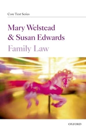 family law 1st edition mary welstead ,susan edwards 0199282358, 978-0199282357