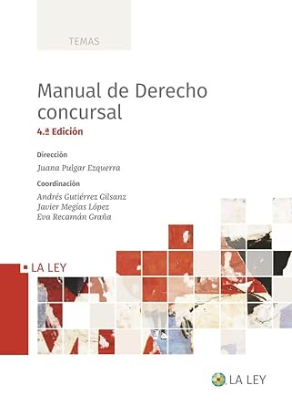 manual de derecho concursal 1st edition juana pulgar ezquerra 8419032956, 978-8419032959