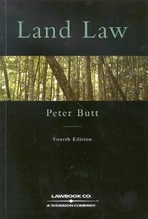 land law 1st edition peter butt 045521753x, 978-0455217536