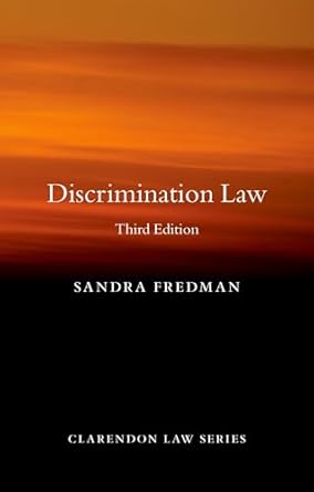 discrimination law 1st edition sandra fredman fba kc 0198859279, 978-0198859277