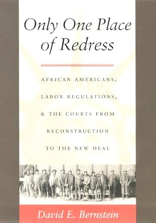 only one place of redress african americans labor regulations and the courts from reconstruction to the new