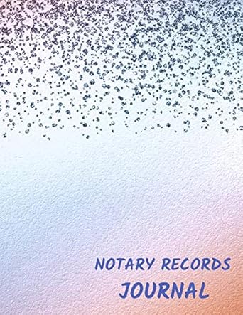 notary records journal official notary records book paperback large size 1st edition way of life logbooks
