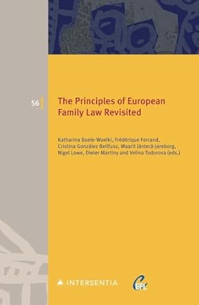 the principles of european family law revisited 1st edition katharina boele woelki ,frederique ferrand