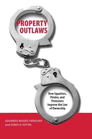 property outlaws how squatters pirates and protesters improve the law of ownership 1st edition eduardo m