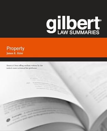 gilbert law summary on property 1st edition james krier 0314286063, 978-0314286062