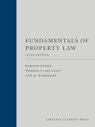 Fundamentals Of Property Law