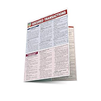 secured transactions 1st edition inc barcharts 1423217748, 978-1423217749