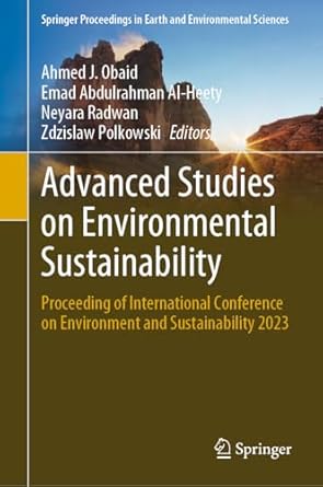 advanced studies on environmental sustainability proceeding of international conference on environment and