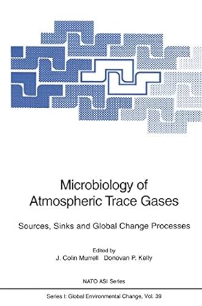 microbiology of atmospheric trace gases sources sinks and global change processes 1st edition j colin murrell