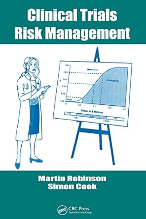 clinical trials risk management 1st edition martin robinson ,simon cook 0849333237, 978-0849333231