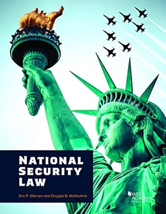 national security law 1st edition eric merriam ,douglas mckechnie 1683289129, 978-1683289128