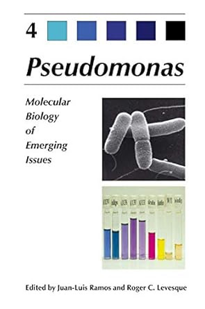 pseudomonas volume 4 molecular biology of emerging issues 1st edition juan luis ramos ,roger c levesque