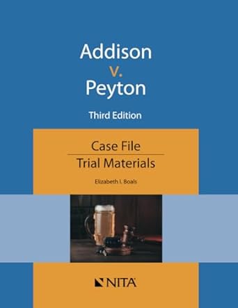 addison v peyton case file 1st edition elizabeth i boals 1601569505, 978-1601569509