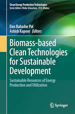 biomass based clean technologies for sustainable development sustainable resources of energy production and