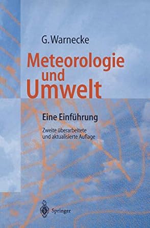 meteorologie und umwelt eine einfuhrung 1st edition gunter warnecke 3540615938, 978-3540615934